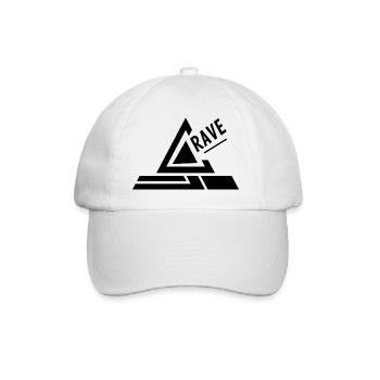 RAVE - Baseballkappe - Weiß/Weiß - Vorne