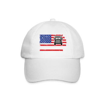 USA Truck - Baseball Cap - white/white - Front