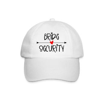 Sécurité de la mariée - Casquette classique - blanc/blanc - Devant