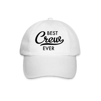 Crew - Baseballkappe - Weiß/Weiß - Vorne