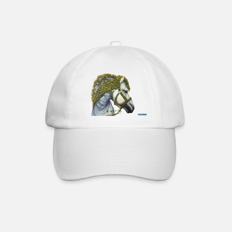 Pegasus - Baseball Cap - white/white