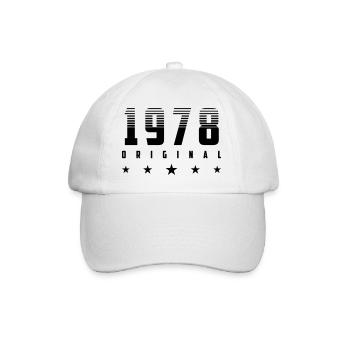 | changeable de couleur Original 1978 Année de naissance - Casquette classique - blanc/blanc - Devant
