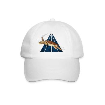 Tortue imbriquée - Casquette classique - blanc/blanc - Devant
