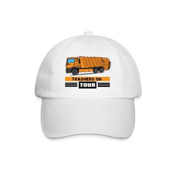 Garbage truck Garbage truck Professions Garbage man Garbage collection - Baseball Cap - white/white - Front
