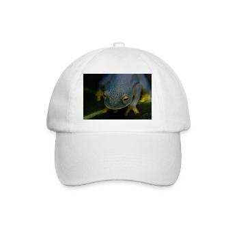 Cochranella granulosa - Glassfrog - Baseball Cap - white/white - Front