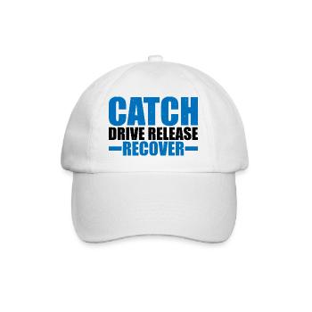 Catch Drive Release Recover 9 - Baseball Cap - white/white - Front
