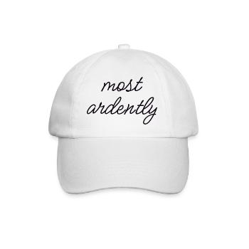 Stolz und Vorurteil Mr. Darcy - Most Ardently II - Baseballkappe - Weiß/Weiß - Vorne