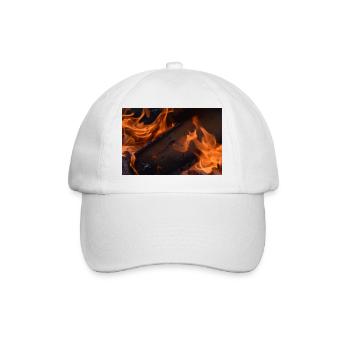 Dark Flames - Baseball Cap - white/white - Front