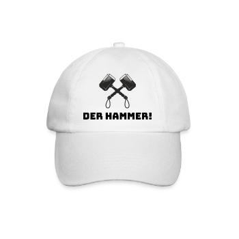 Der Hammer von Thor - Baseballkappe - Weiß/Weiß - Vorne