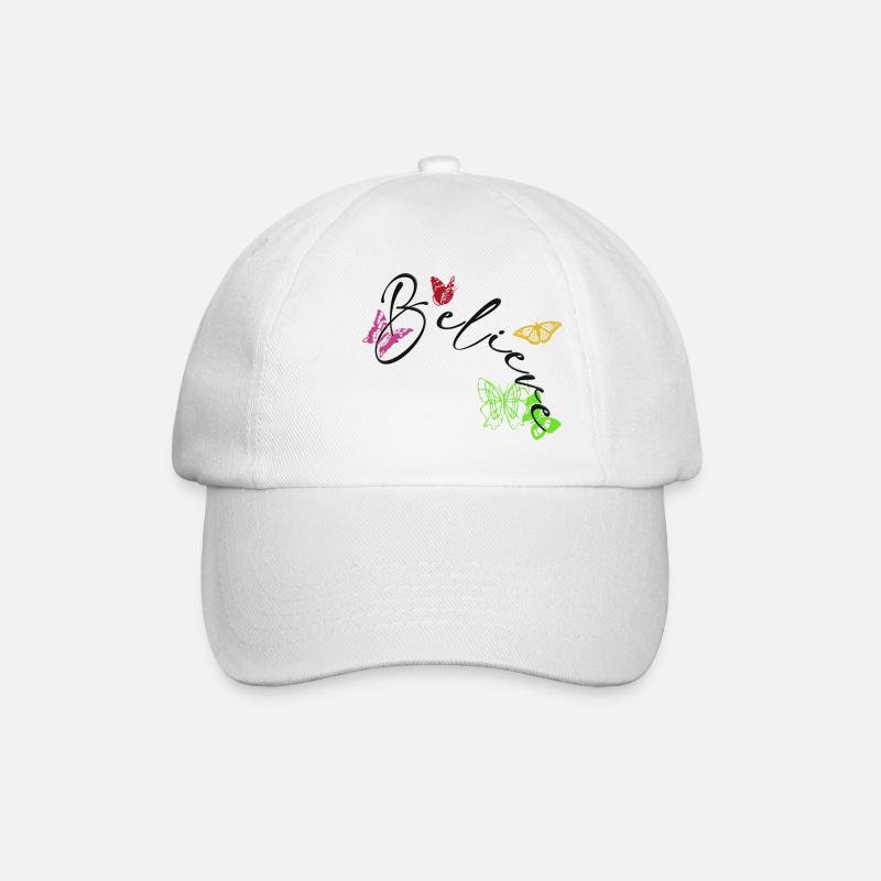 Believe - Baseball Cap - white/white