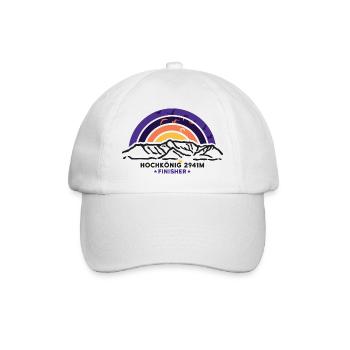 Hochkönig Tirol Trail Wandern Skigebiet Souvenir - Baseballkappe - Weiß/Weiß - Vorne