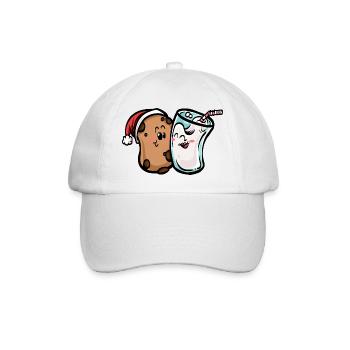 Cookie & Milk - Baseball Cap - white/white - Front