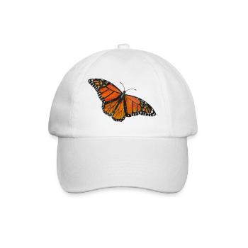 Butterfly Monarch Butterfly Entomologist Wandering Fold - Baseball Cap - white/white - Front