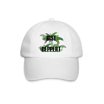 Bist deppert - Baseballkappe - Weiß/Weiß - Vorne