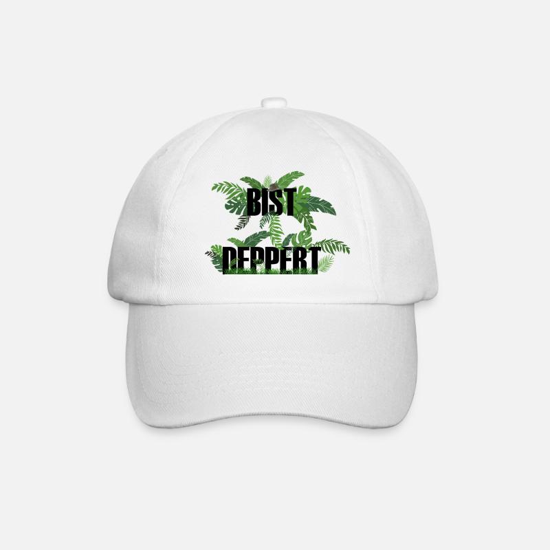 Bist deppert - Baseballkappe - Weiß/Weiß