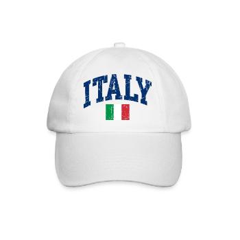 Italian flag - Baseball Cap - white/white - Front