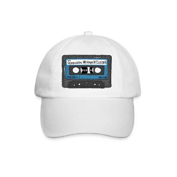 Retro Tape - die nervigsten Weihnachtslieder 90min - Baseballkappe - Weiß/Weiß - Vorne