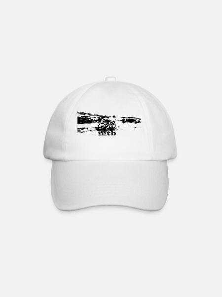 vtt mtb downhill - Casquette classique - blanc/blanc