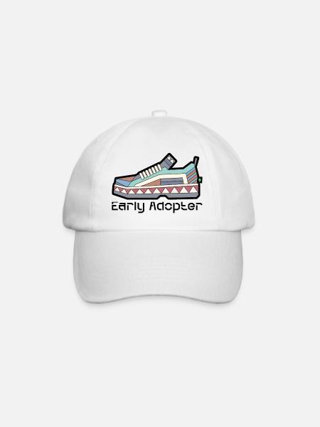 Shoe 3 - Baseball Cap - white/white