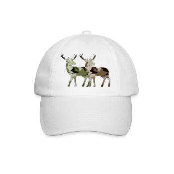 Cerf - Casquette classique - blanc/blanc - Devant