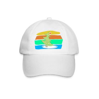 Arbre de Noël - Casquette classique - blanc/blanc - Devant