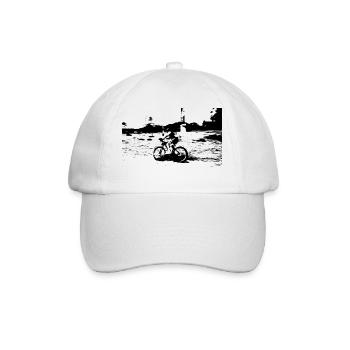 MTB MTB bike BMX - Baseballkappe - Weiß/Weiß - Vorne