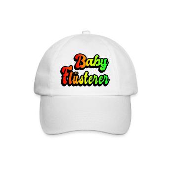 Baby Flüsterer - Baseballkappe - Weiß/Weiß - Vorne