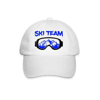 Équipe de ski - Casquette classique - blanc/blanc - Devant