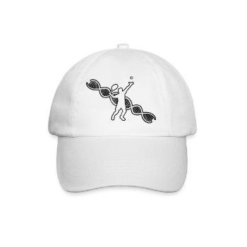Tennisspieler Tennisverein Tennis Tennisschläger - Baseballkappe - Weiß/Weiß - Vorne