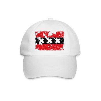 Amsterdam Vintage - Baseball Cap - white/white - Front