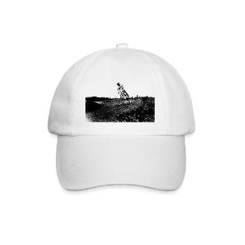 BMX Race Racing MTB Motocross - Baseball Cap - white/white - Front