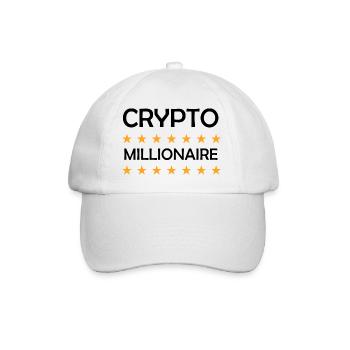 Crypto Bitcoin Trading - Casquette classique - blanc/blanc - Devant
