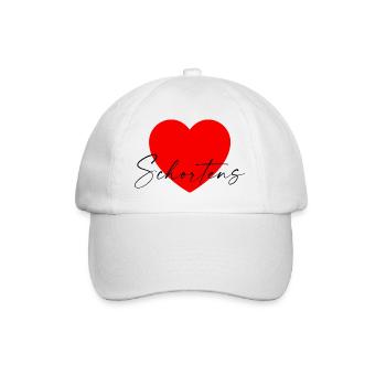 i Love Schortens - Baseballkappe - Weiß/Weiß - Vorne
