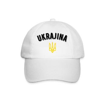 Ukraine - Baseball Cap - white/white - Front