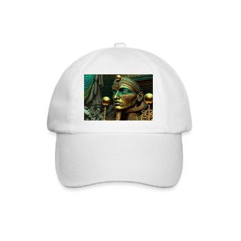 god by daniel costa 6 - Baseball Cap - white/white - Front
