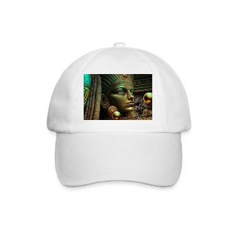 demigod by daniel costa 3 - Baseball Cap - white/white - Front
