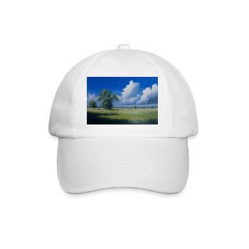 Enchanted nature - Baseball Cap - white/white - Front