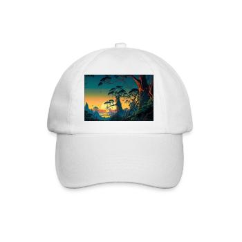 Enchanted nature - Baseball Cap - white/white - Front