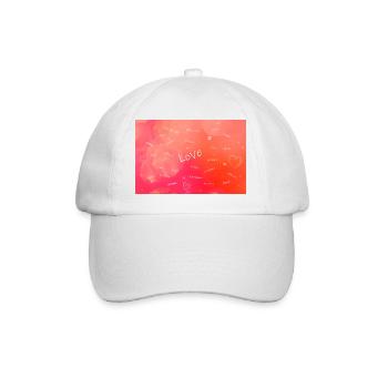 Le mot LOVE dans de nombreuses langues - Casquette classique - blanc/blanc - Devant