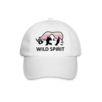 Adventure Travel Hiking Mountain - Baseballkappe - Weiß/Weiß - Vorne