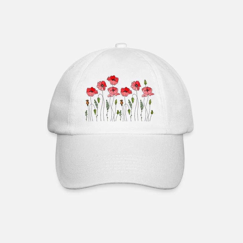Fleur - Casquette classique - blanc/blanc