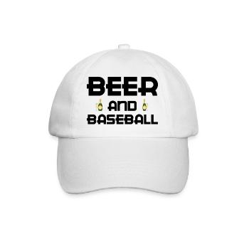 Beer Wine Whiskey Schnapps Alcohol - Baseball Cap - white/white - Front
