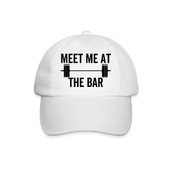 Rencontrez-moi au bar - Casquette classique - blanc/blanc - Devant