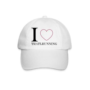 Triathlon Swim Bike Run - Baseball Cap - white/white - Front