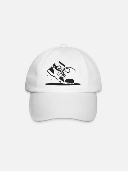 Wanderschuh - Baseballkappe - Weiß/Weiß