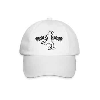 Football Player Football Team Football Design - Baseball Cap - white/white - Front