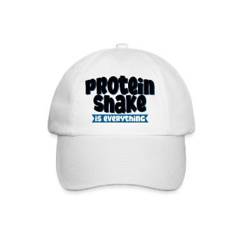 Shake protéiné est tout 4 - Casquette classique - blanc/blanc - Devant