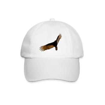 Raptor in the sky in flight - Baseball Cap - white/white - Front