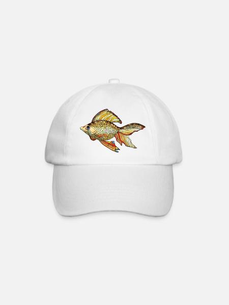 Poisson - Casquette classique - blanc/blanc