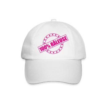 100% RÂLEUSE - Quand râler est une seconde nature - Casquette classique - blanc/blanc - Devant